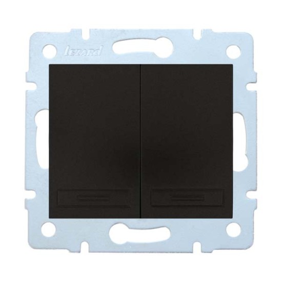 Διακόπτης K/R Μαύρο Mira (Μηχανισμός)