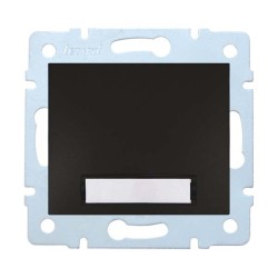 Μπουτόν Επιγραφής Φωτιζόμενο Μαύρο Mira (Μηχανισμός)