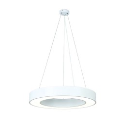 InLight Κρεμαστό φωτιστικό LED 50W 4000K σε λευκή απόχρωση D:80cm (6171-80-WH)