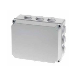 Κουτιά Εξωτερικά Στεγανά με Τάπες Φ190Χ140Χ75mm IP54 Creli