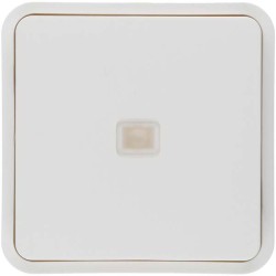 CUBYKO KNX ΠΛΑΚΙΔΙΟ 1 ΠΛΗΚΤΡΟΥ ΛΕΥΚΟ ΜΕ LED