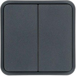 CUBYKO KNX ΠΛΑΚΙΔΙΟ 2 ΠΛΗΚΤΡΩΝ ΓΚΡΙ