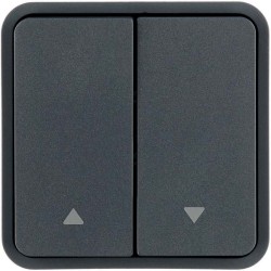 CUBYKO KNX ΠΛΑΚΙΔΙΟ 2 ΠΛΗΚΤΡΩΝ ΓΚΡΙ ΕΝΔΕΙΞΗ 1 ΡΟΛΟΥ